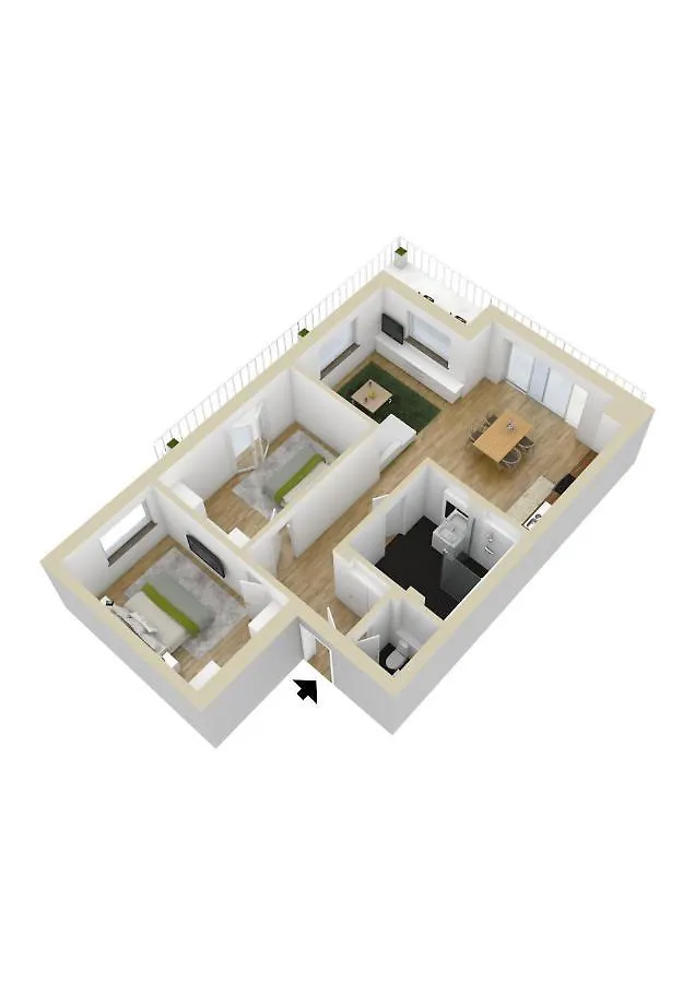 Landhaus Am See Appartement Lh 02 施万高 公寓